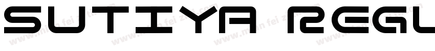 sutiya regular字体转换